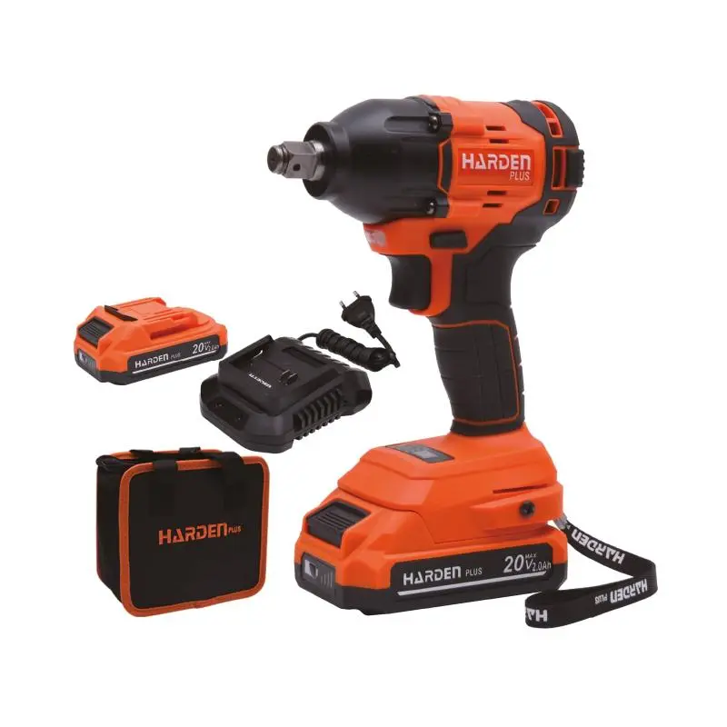 Llave de impacto Harden 350nm + 2 baterías 