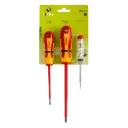 Juego destornilladores dieléctricos con tester 3 piezas Irimo
