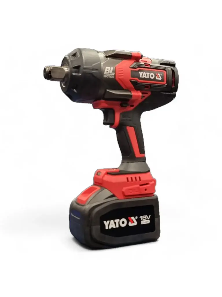 Llave de impacto Inalámbrica motor Brushless 2400 NM 3/4” 18V 1 batería 6AH Yato