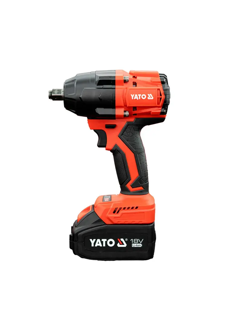 Llave de Impacto Inalámbrica 18V 1/2'' 350Nm 1 Batería 4Ah Motor Brushless Yato