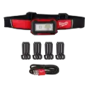 Linterna de Casco Magnética Recargable USB Milwaukee 