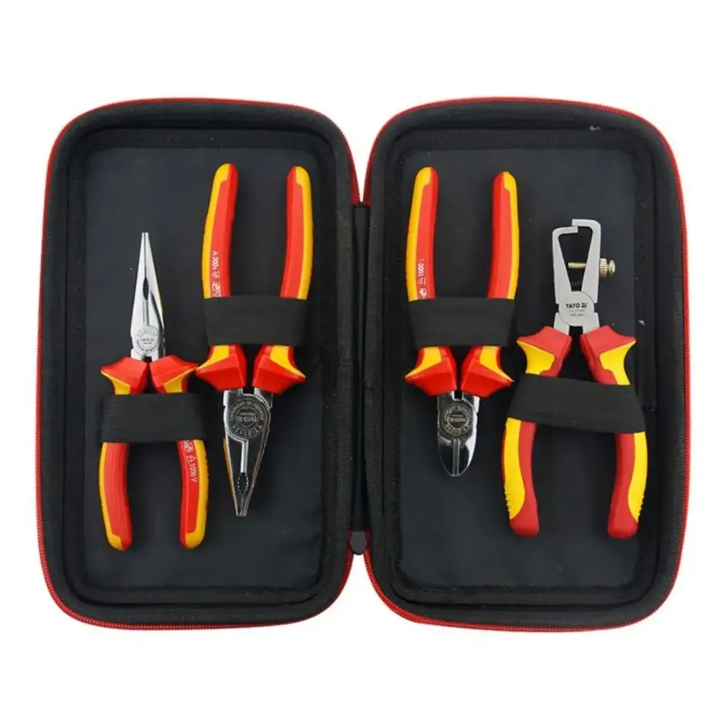 Set de Alicates Aislantes VDE 4 piezas Yato