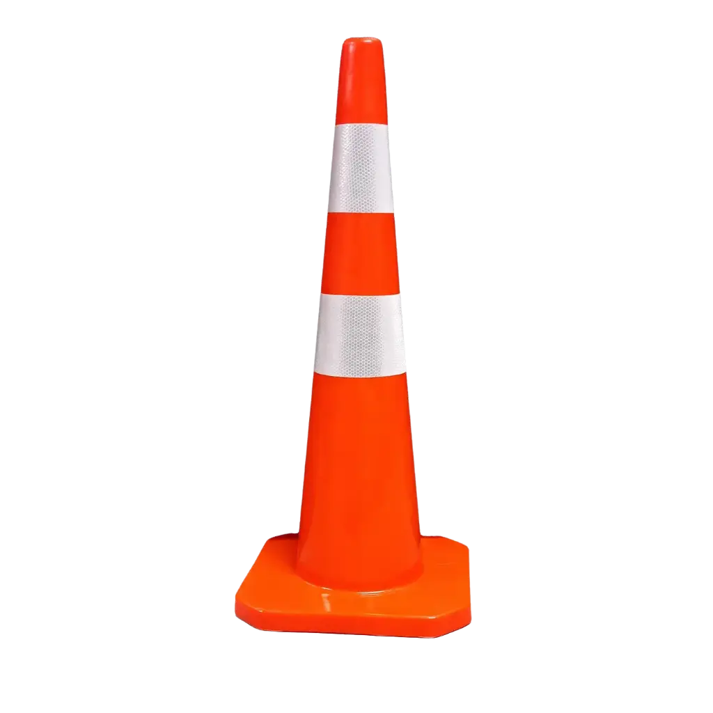 Cono de seguridad 28″ de PVC 1,40 KILOS