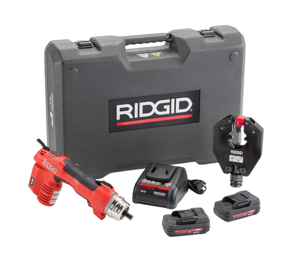 Juego Máquina RE-6 con 3 Cabezales Ridgid