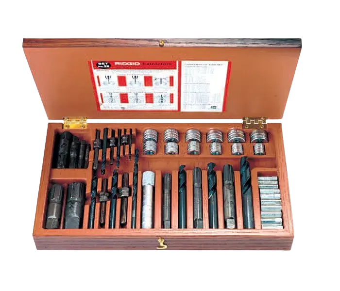 Maleta de extractor de Pernos 1/4"-1"