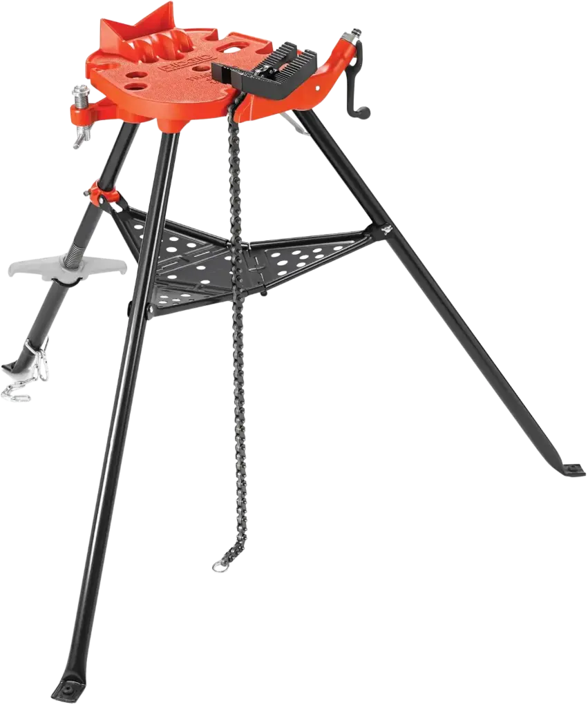 Banco Prensa Trípode con Cadena Portátil 1/8" a 12" Ridgid