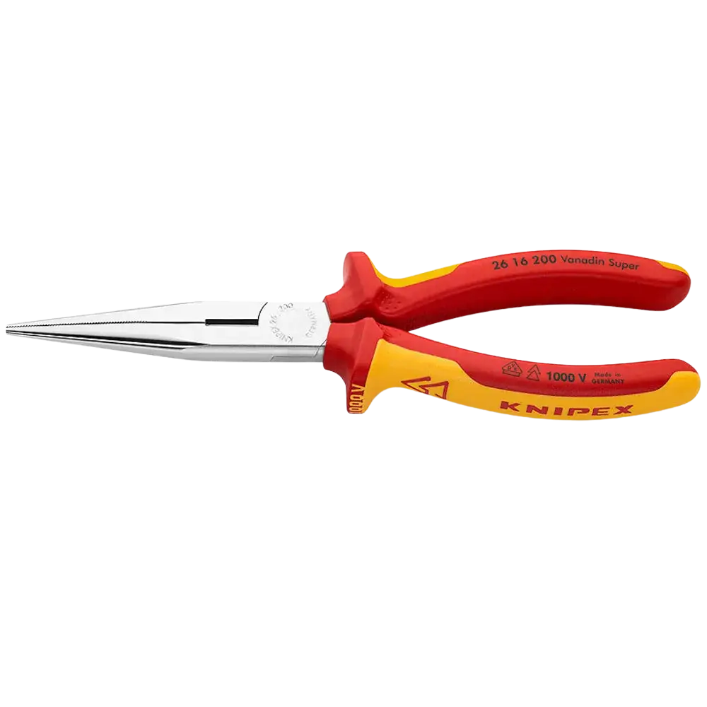 Alicate Punta Boca Ciguena 8" 1000v Knipex