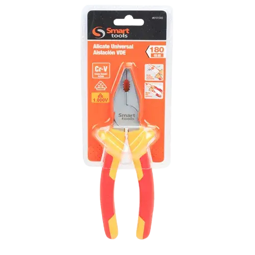 Alicate Universal 7" Aislado 1000v Smart Tools