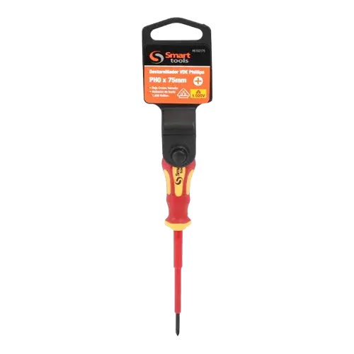 Destornillador Phillip Aislado PH0x75mm 1000v Smart Tools 