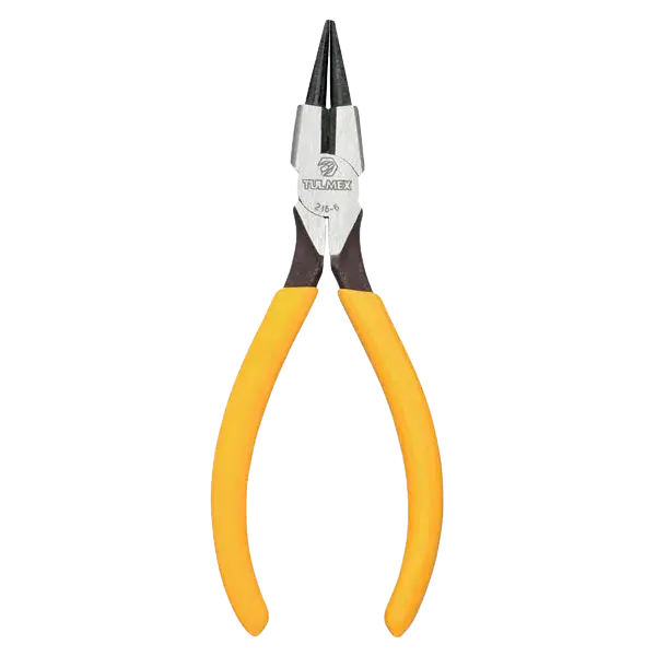 Alicate Punta Redonda Aislado con Corte lateral 6" Tulmex
