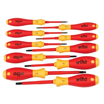 Juego de 10 Torx Aislados a 1000V T6 a T30 Wiha