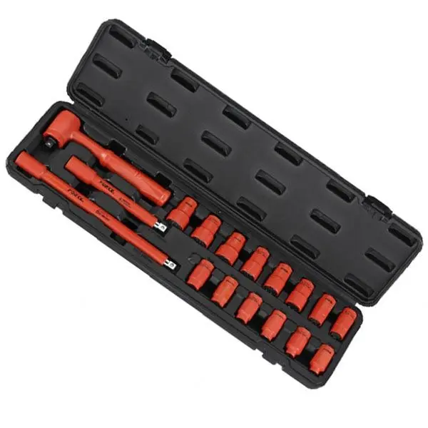 Juego de Dados Aislados 3/8" 6-19mm 17 Piezas Force 