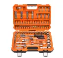 Maleta Con Set De Dados 1/2" y 1/4" + Chicharras 94 Piezas Harden