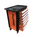 Carro porta herramientas 7 bandejas 150 piezas