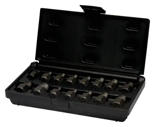 [ZH1100] Set de extractores de pernos y espárragos Irimo 15 piezas
