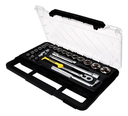 [STMT74173-840C] Juego de dados métricos 1/2" 23 Piezas Stanley