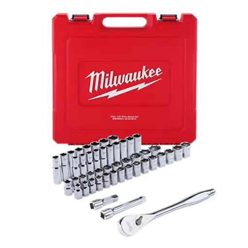 [48-22-9010] Juego de dados 1/2" 47 piezas Milwaukee 
