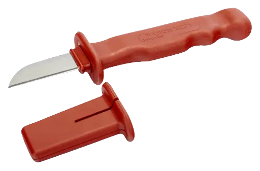 [2820VDE] Cuchillos para cables aislados con protector de plástico Bahco