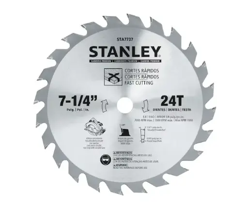 [STA7737] Disco Sierra Circular Stanley 7 ¼ 24T 