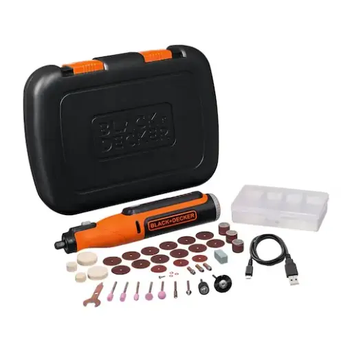 [BCRT8K35-B2C] Herramienta Multipropósito Inalámbrica Black + Decker 8 v + accesorios