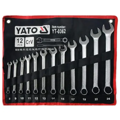 [yt-0062] Set Llaves Punta Corona 12 piezas Yato