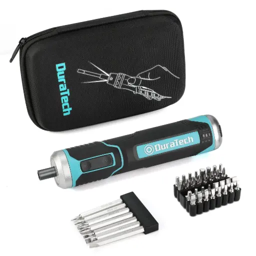 [DT105020] Set destornillador inalámbrico con puntas intercambiables Duratech