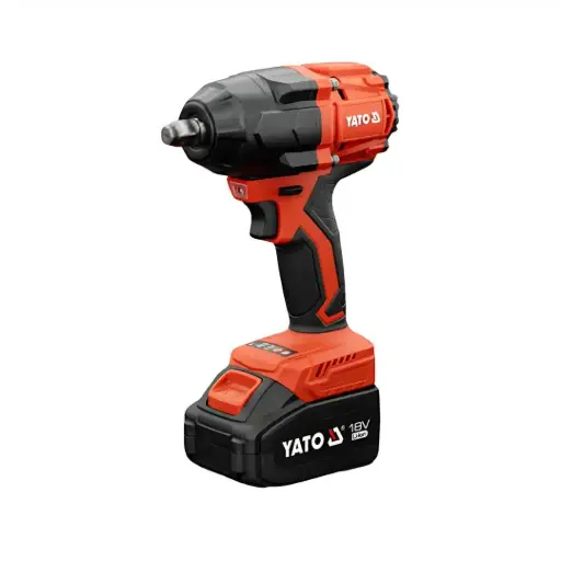 [YT-8277935] Llave de impacto Inalámbrica 850NM 1/2" 18V 1 batería 4AH motor Brushless Yato  
