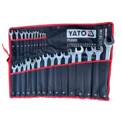 [YT-03652] Juego de Llaves Punta y Corona 26 piezas Yato