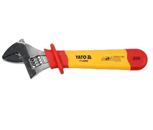 Llave aislante ajustable  8"/10"/12" Yato