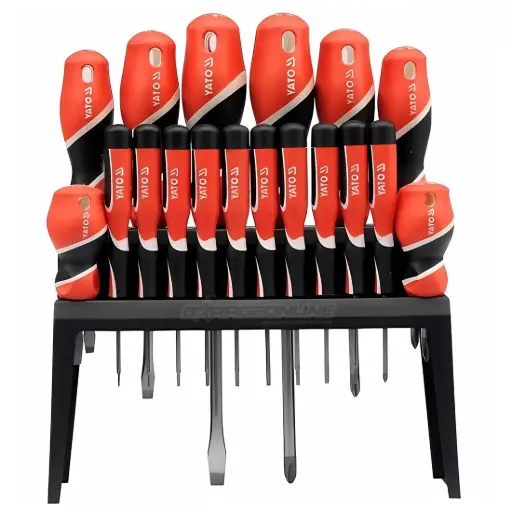 [YT-25982] Juego de 18 destornilladores Yato