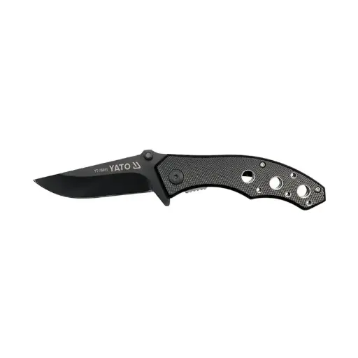 [YT-76051] Cuchillo plegable negro 190mm Yato
