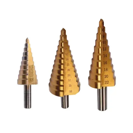 [YT-44731] Juego de brocas escalonadas 3 piezas Yato