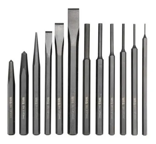 [YT-4714] Juego de cinceles y botadores 12 piezas Yato