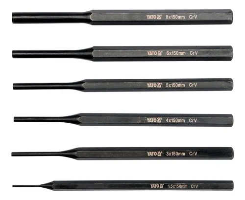 [YT-47121] Juego de botadores 6 piezas 150mm Yato 