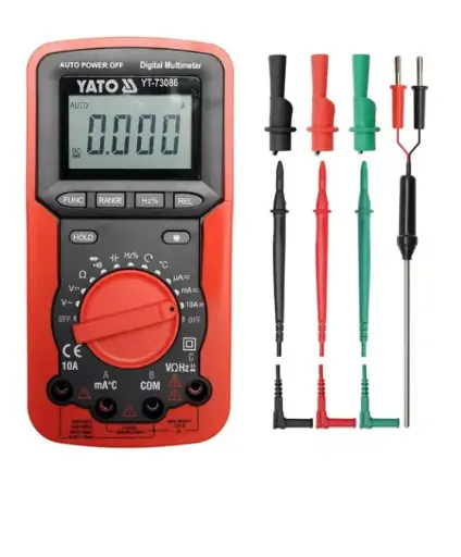 [YT-73086] Multitester Digital de 4 pines Yato