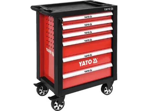 [YT-55299] Carro de Trabajo 6 Gabinetes s/Herramientas Yato 