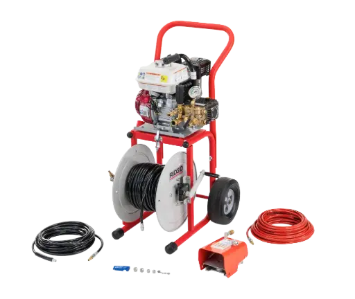 [KJ-2200] Destapadora de desagües a presión Ridgid 