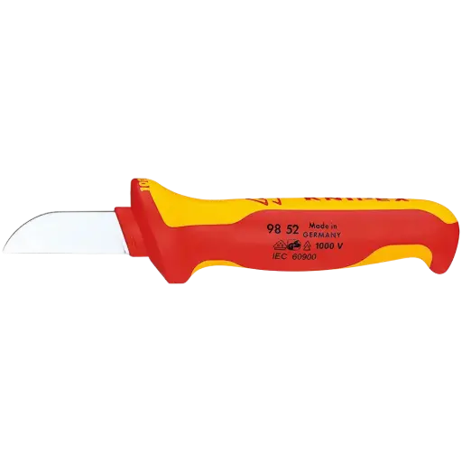 [9852] Cuchillo Recto para Cables 2" Aislado Knipex