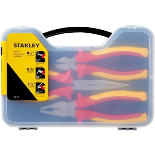 [84-011] Juego de 3 Alicates Aislados de 1000v Stanley