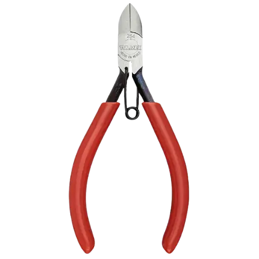 [D254] Alicate Corte Diagonal Aislado tipo Eléctrico 4" Tulmex