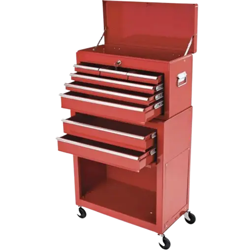 [NTBT+NTBR] Carro de herramientas 2 cajas insertables Big Red 