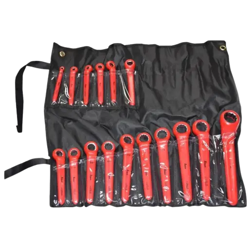 [7404-MM] Juego de Llaves Corona 1/4''1.1/4'' Aisladas 1000V 16 Piezas X-Spark