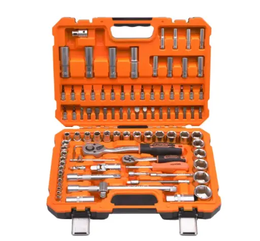 [510694] Maleta Con Set De Dados 1/2" y 1/4" + Chicharras 94 Piezas Harden